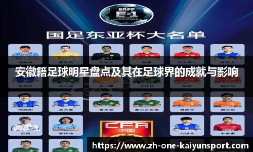 安徽籍足球明星盘点及其在足球界的成就与影响